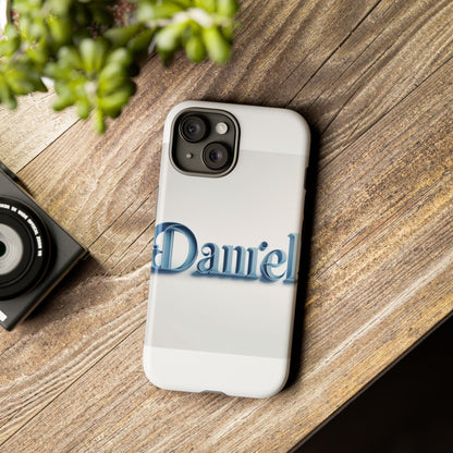 Vibrant 3D Wrap Protective Phone Case in Blue Lettering Stylish Design for Unique Accessory Lovers Compatible with iPhone 13, 14, 15 & 16 – all models including Pro, Pro Max & Plus