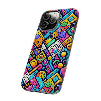 Pattern Image 2 Vibrant 3D Phone Case for Anime and Comic Fans Stylish Protection for Smartphones Compatible with iPhone 13, 14, 15 & 16 – all models including Pro, Pro Max & Plus