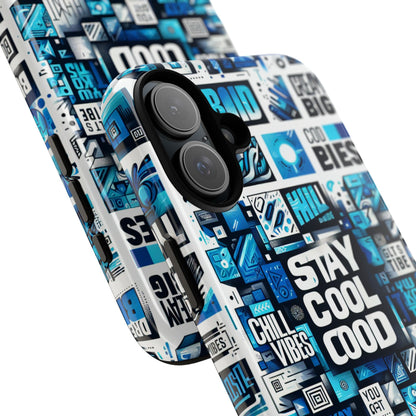 Blue Pattern Image 29 Vibrant 3D Wrap Phone Case for Men and Women Shockproof Silicone Protective Cover with UV Resistance and Glossy or Matte Finish