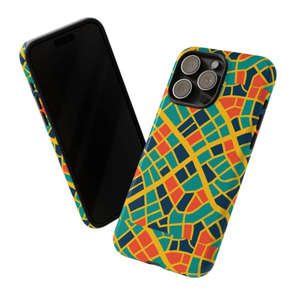 Multicolour Geometric 3D Wrap Protective Phone Case Stylish Accessory for Men and Women Vibrant Design Ideal for Unique Expression Compatible with iPhone 13, 14, 15 & 16 – all models including Pro, Pro Max & Plus