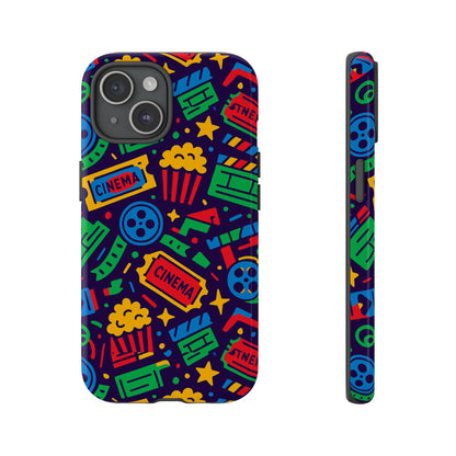 Vibrant Multicolour Cinema-Themed 3D Wrap Protective Phone Case for Self-Expression Stylish Protection Compatible with iPhone 13, 14, 15 & 16 – all models including Pro, Pro Max & Plus