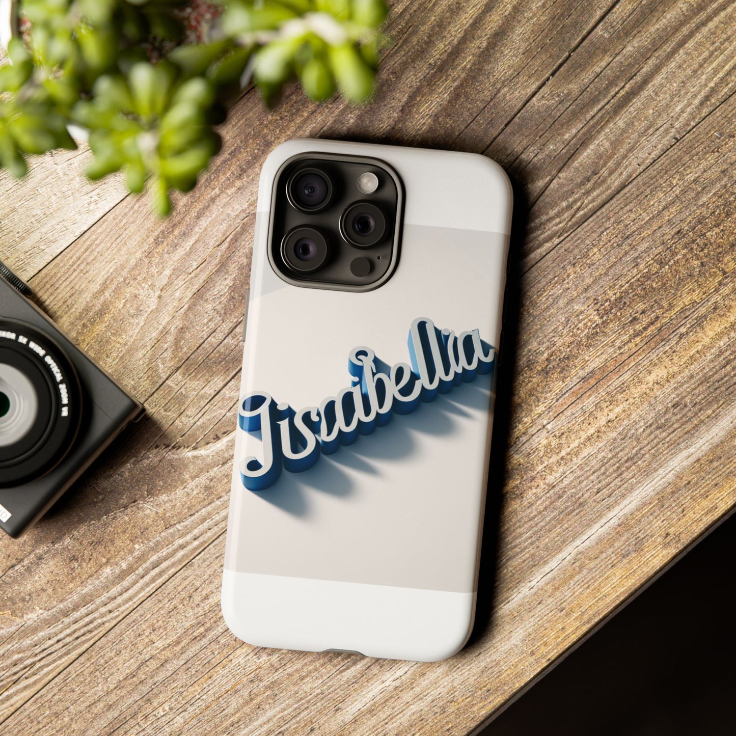 vibrant 3d alphabet design protective phone case in blue for unique style and self-expression compatible with iphone 13, 14, 15 & 16 – all models including pro, pro max & plus