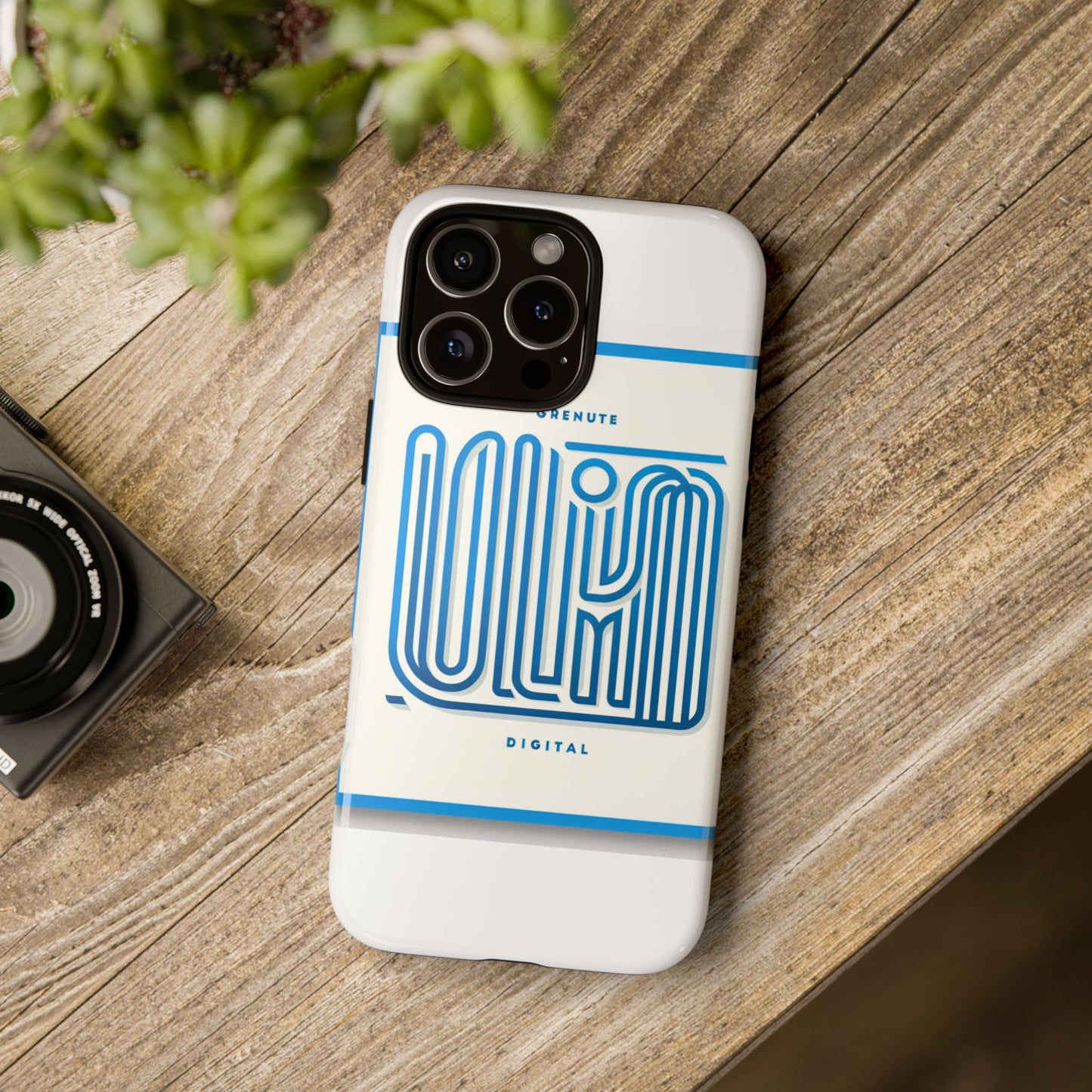 vibrant 3d wrap phone case in blue alphabet design for stylish protection compatible with iphone 13, 14, 15 & 16 – all models including pro, pro max & plus