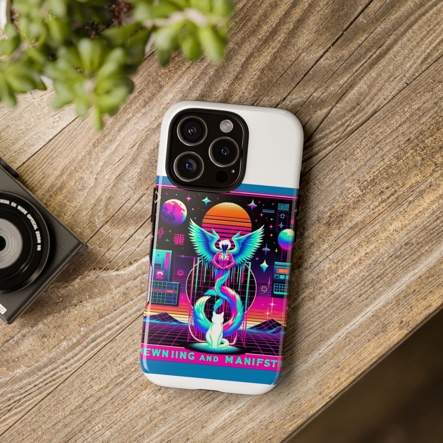 mewing and manifesting vibrant 3d protective phone case