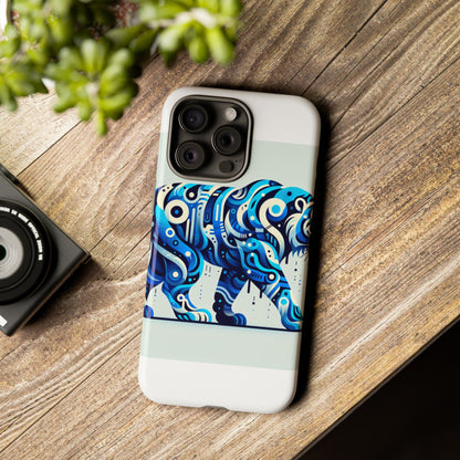 Vibrant 3D Wrap Protective Phone Case with Colourful Tiger Design Stylish Accessory for Men and Women Compatible with iPhone 13, 14, 15 & 16 – all models including Pro, Pro Max & Plus