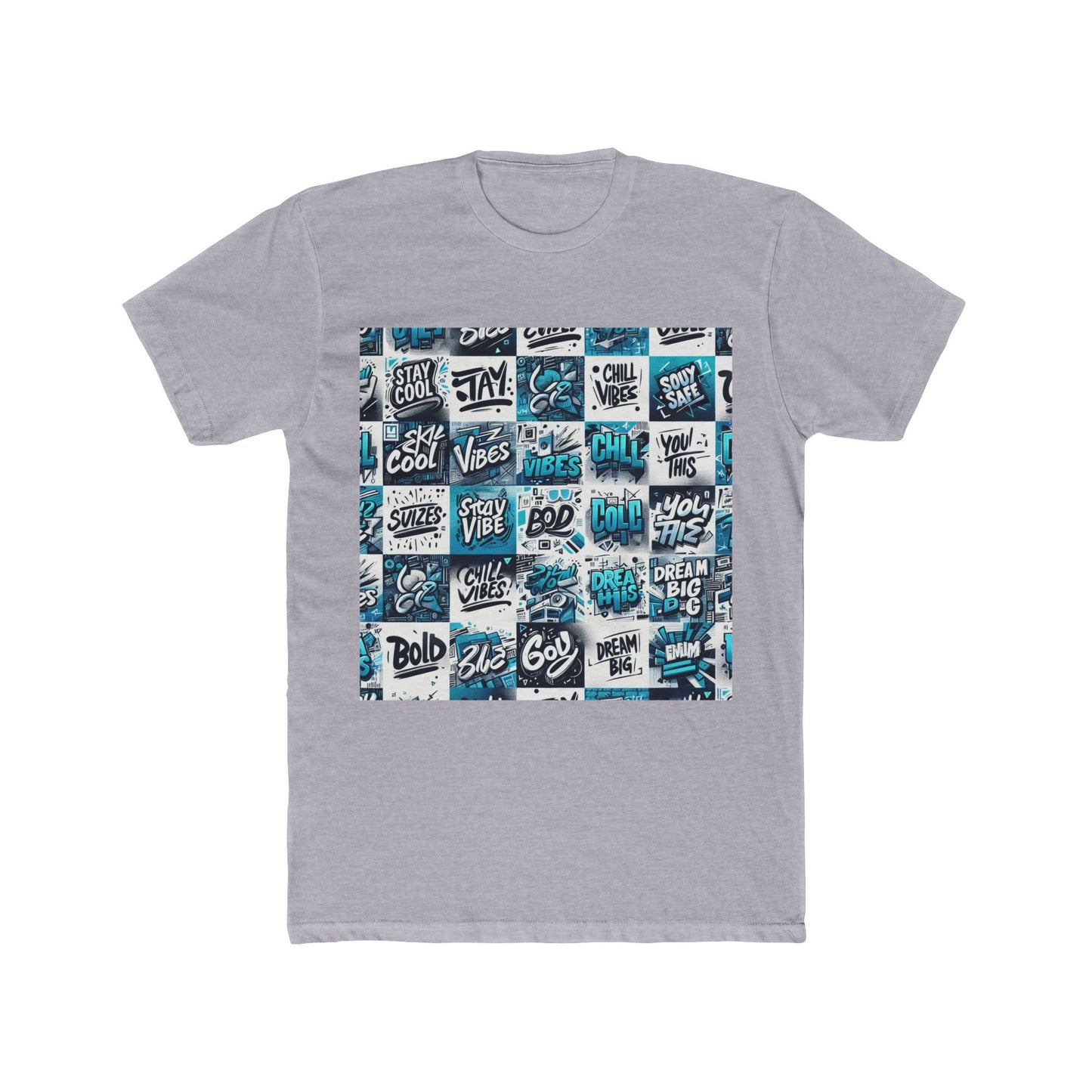 unisex t-shirt - aesthetic blue 1: timeless elegance in every stitch