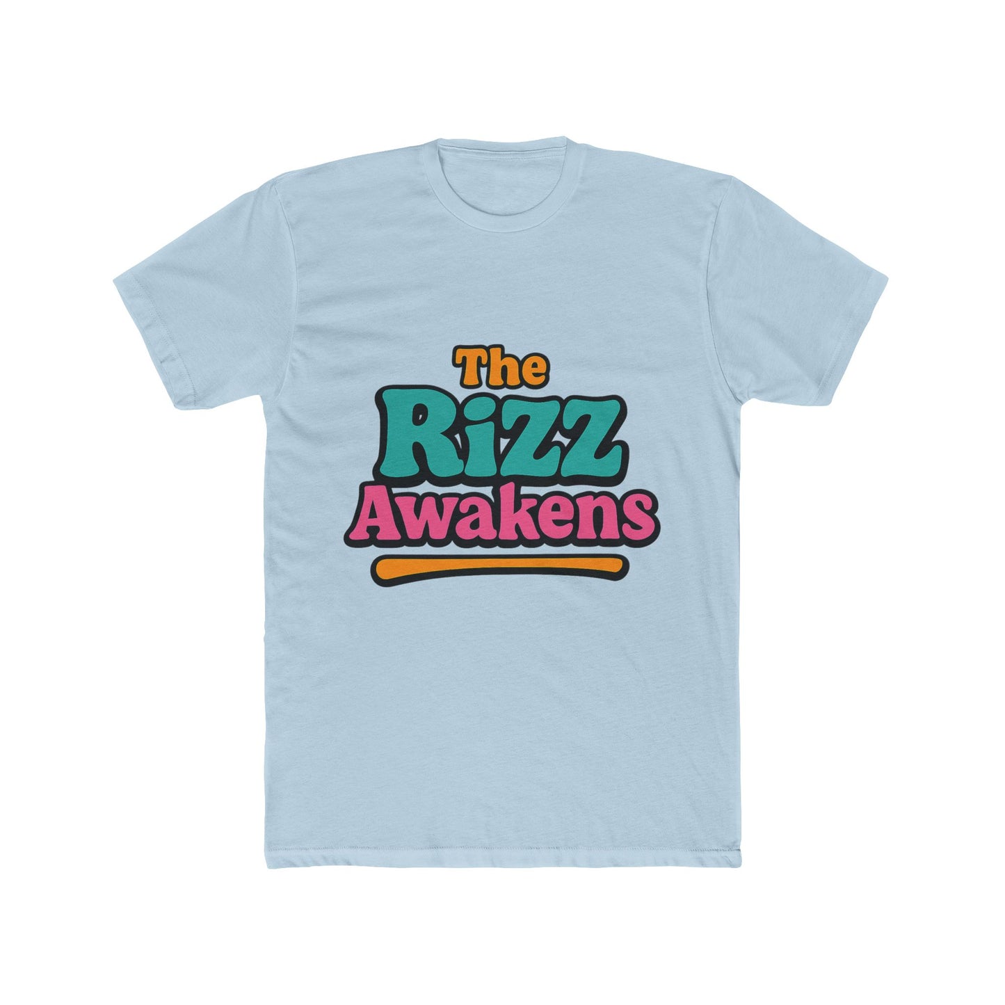the rizz awakens unisex t-shirt – funny meme graphic tee, multicolor design, comfortable casual wear