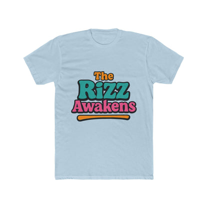 The Rizz Awakens Unisex T-Shirt – Funny Meme Graphic Tee, Multicolor Design, Comfortable Casual Wear