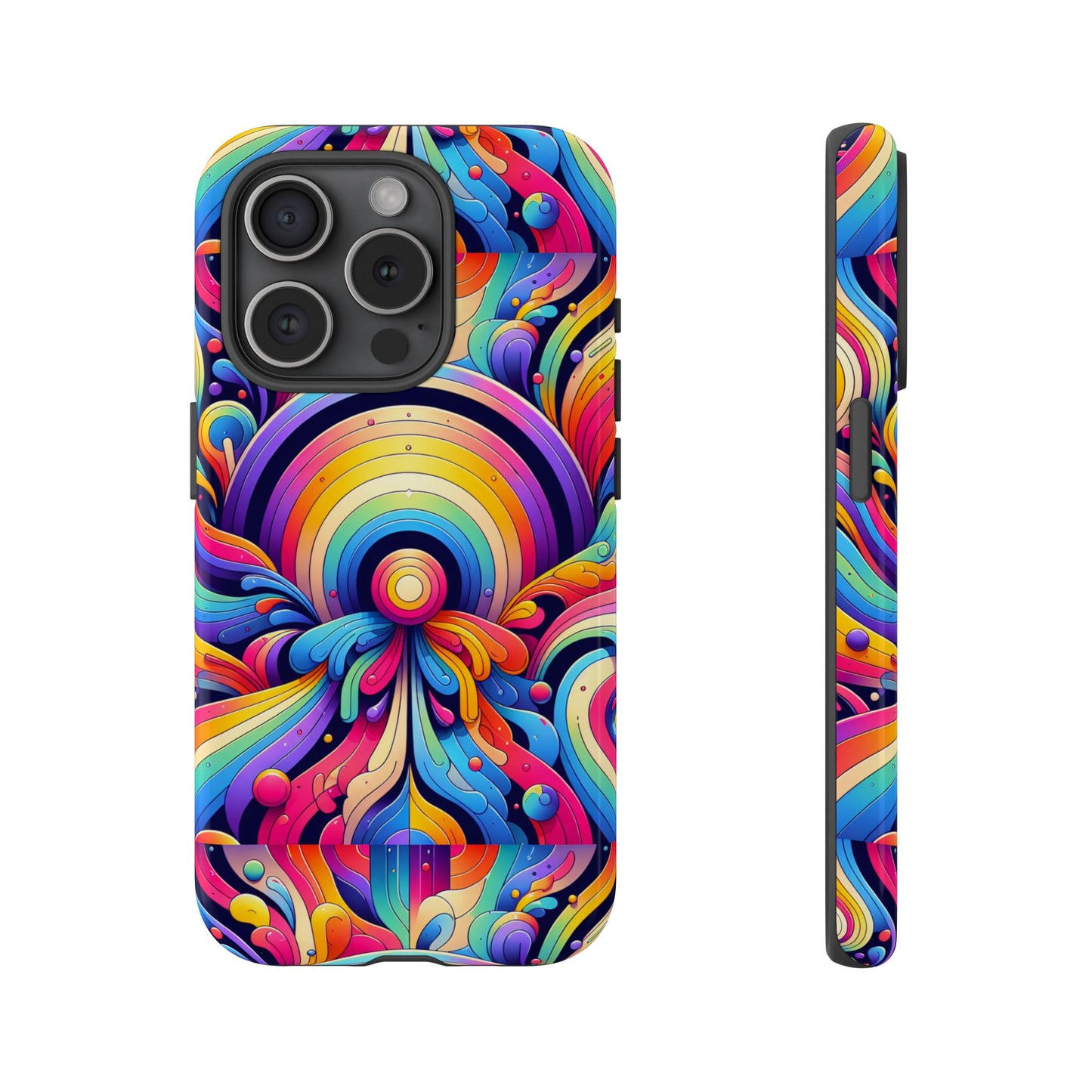 pattern image 10 retro anime comic phone case for men women with vibrant abstract design compatible with iphone 13, 14, 15 & 16 – all models including pro, pro max & plus