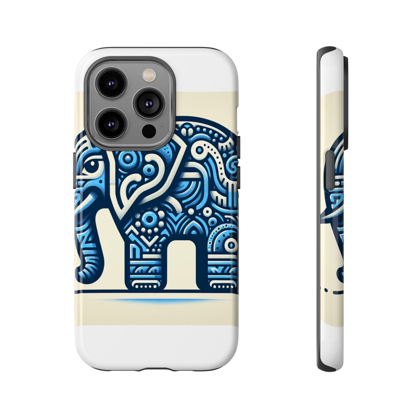 vibrant 3d elephant design phone case for stylish protection and unique aesthetic compatible with iphone 13, 14, 15 & 16 – all models including pro, pro max & plus
