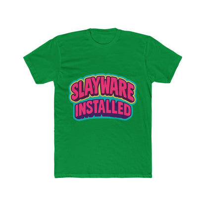 Slayware Installed Unisex T-Shirt – Multicolor Meme Graphic Tee – Comfort and Style for Men & Women