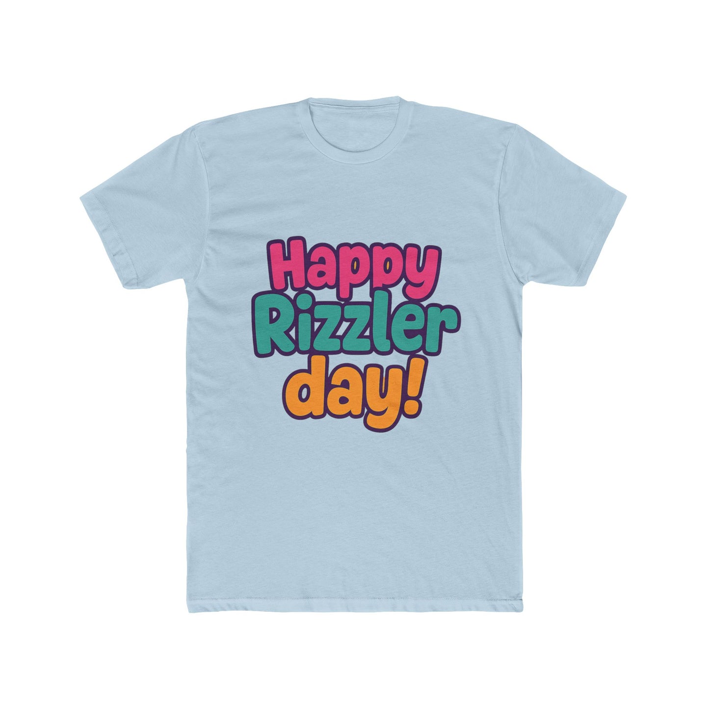 celebrate happy rizzler day with our multicolor unisex t-shirt – perfect gift for any occasion, comfortable fit