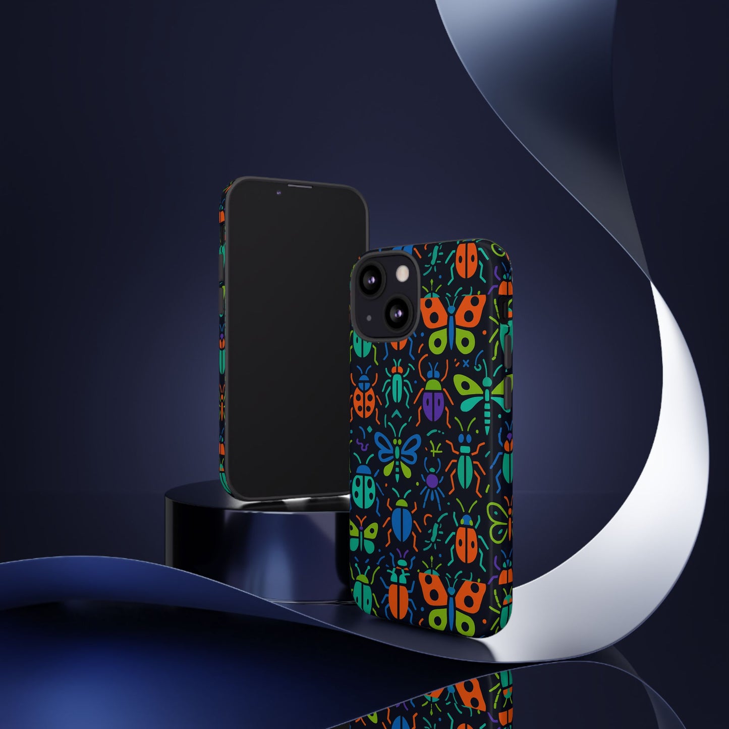vibrant 3d insect phone case colourful stylish protective cover unique design for men and women compatible with iphone 13, 14, 15 & 16 – all models including pro, pro max & plus