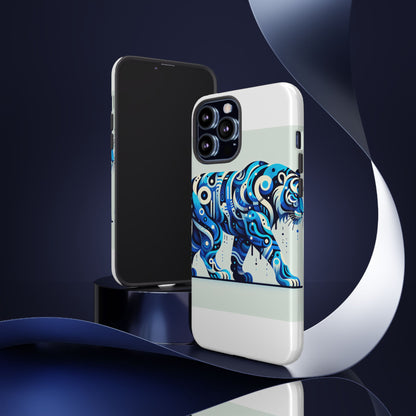 Vibrant 3D Wrap Protective Phone Case with Colourful Tiger Design Stylish Accessory for Men and Women Compatible with iPhone 13, 14, 15 & 16 – all models including Pro, Pro Max & Plus