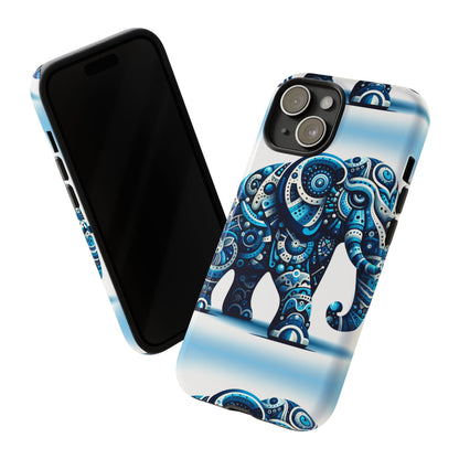 Blue Animal Create 4 3D Wrap Protective Phone Case for Smartphones with Vibrant Anime and Comic Inspired Design Durable Shock Absorption and UV Protection