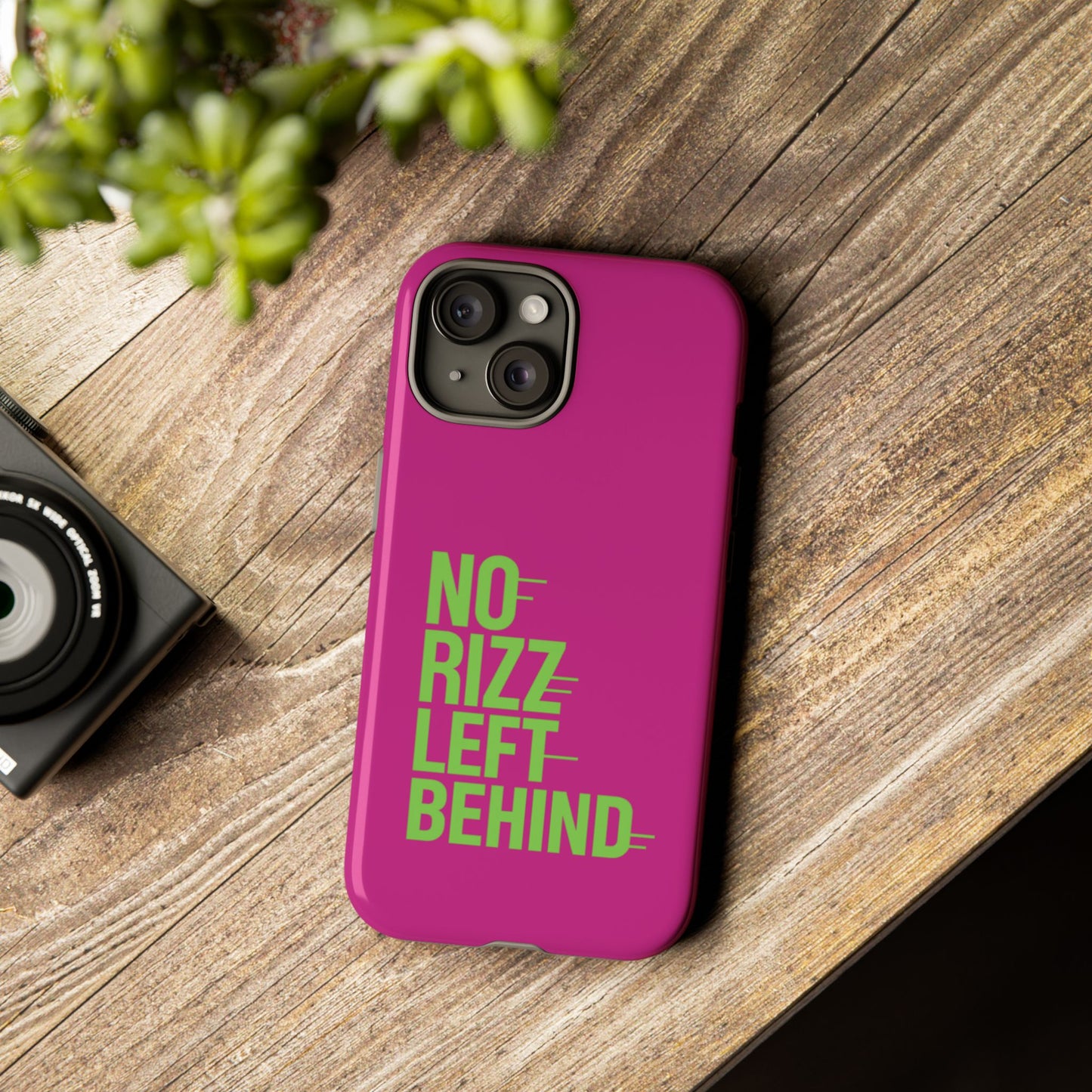 tough cases - no rizz left behind phone case for ultimate protection and style