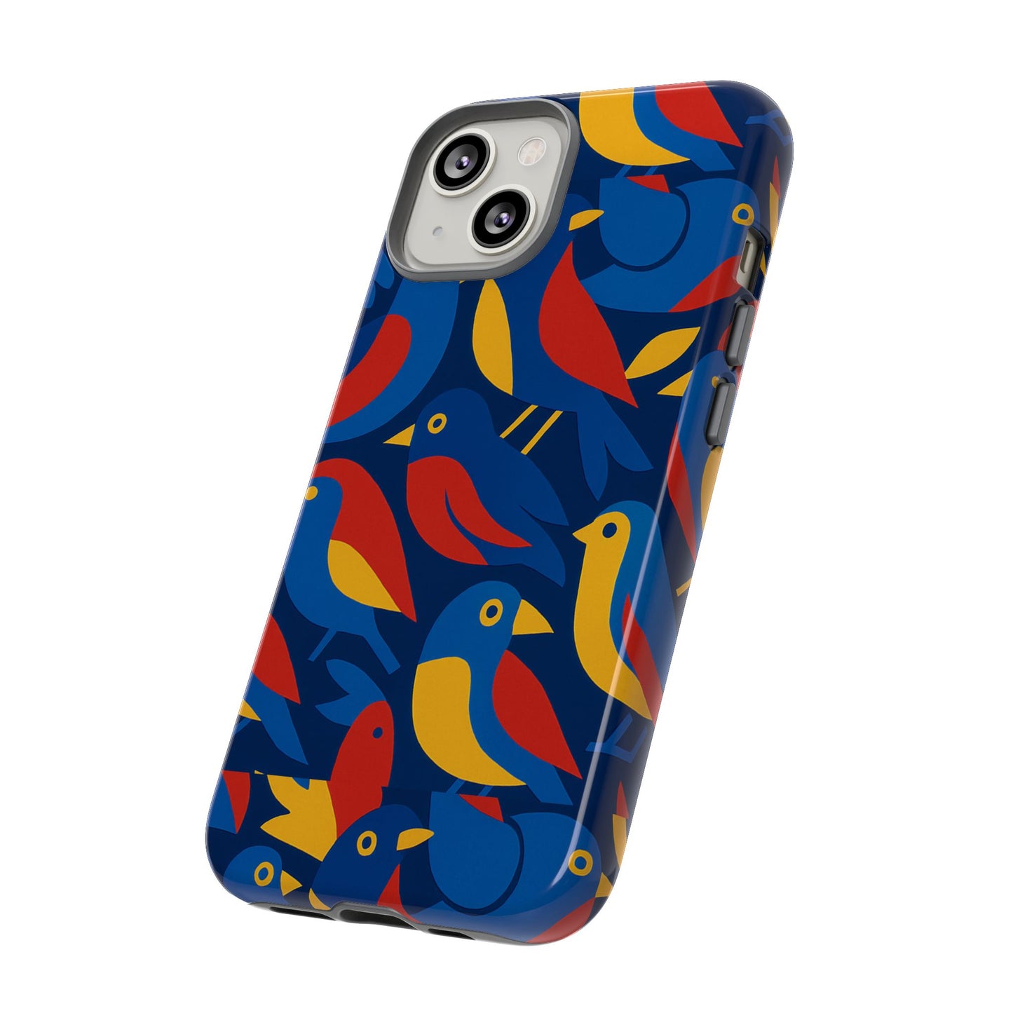 vibrant 3d wrap protective phone case with colourful bird design stylish accessory for men and women compatible with iphone 13, 14, 15 & 16 – all models including pro, pro max & plus