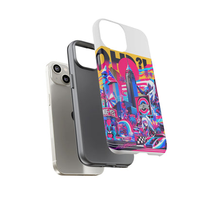 Ohio More Like Oh-Yes Protective Phone Case for Smartphones, 3D Wrap Design, UV Protected, Shock Absorbing, Ideal Gift for Anime and Comic Lovers