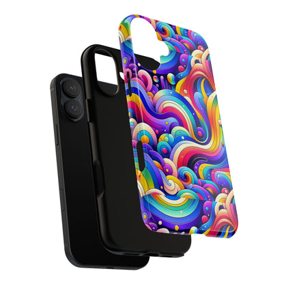 Pink Pattern Image 4 Phone Case with 3D Wrap and Shock Protection for Smartphone Accessories
