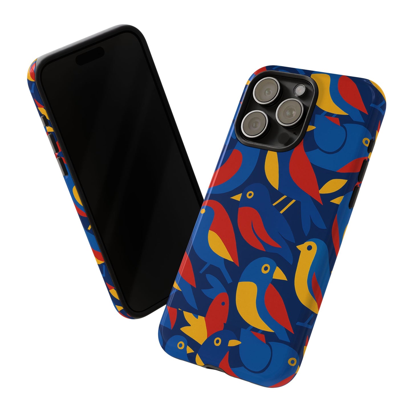 vibrant 3d wrap protective phone case with colourful bird design stylish accessory for men and women compatible with iphone 13, 14, 15 & 16 – all models including pro, pro max & plus