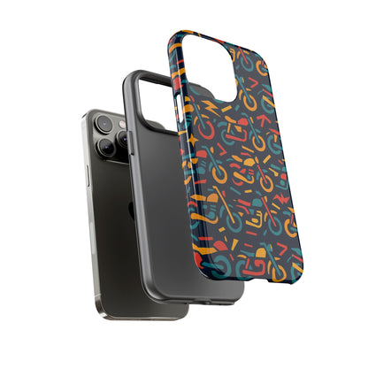 Vibrant Multicolour Motorcycle Design Protective Phone Case for Stylish Protection – Compatible with iPhone 13, 14, 15 & 16 – All Models Including Pro, Pro Max & Plus