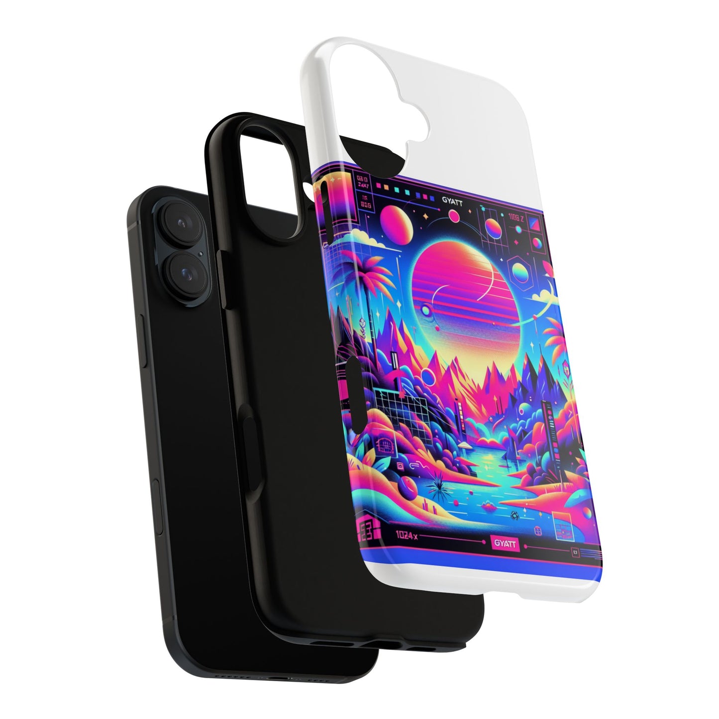 gyatt alert 3d wrap protective phone case for anime lovers