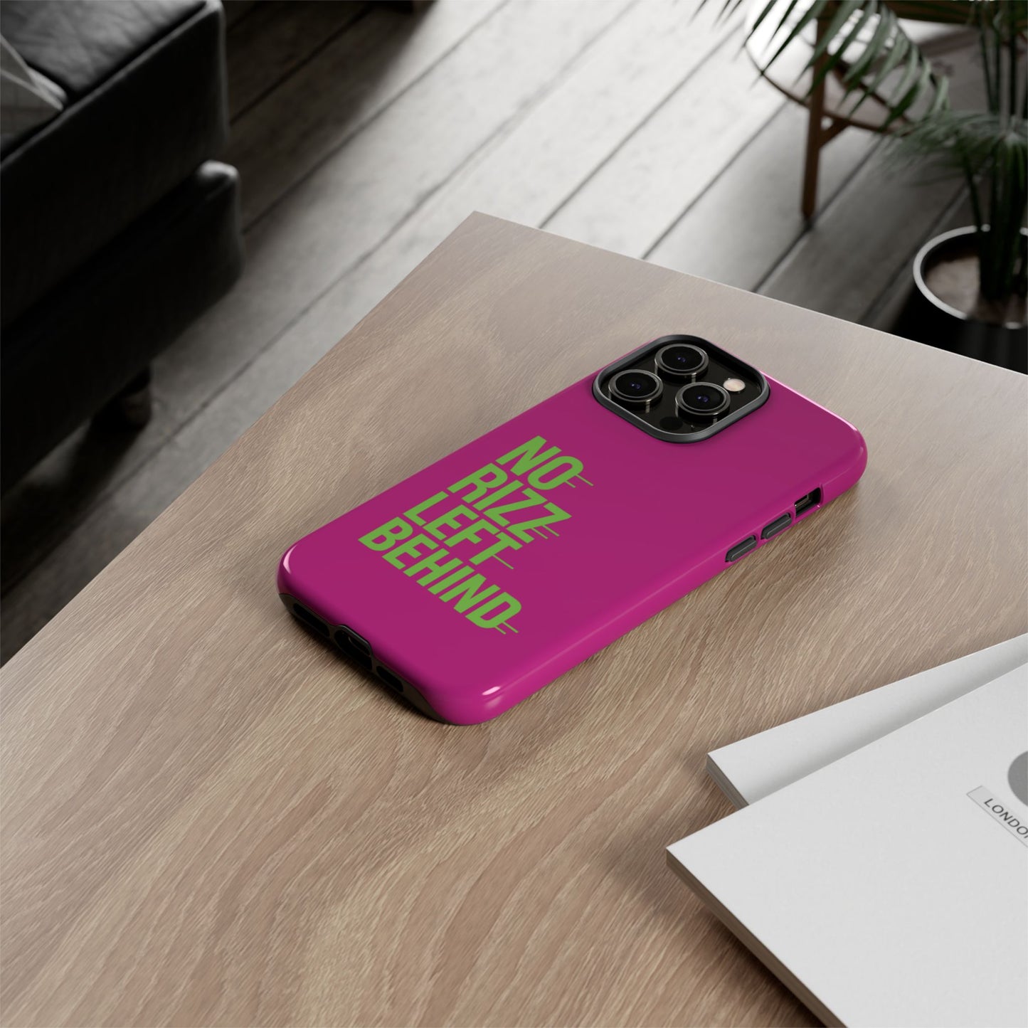 tough cases - no rizz left behind phone case for ultimate protection and style