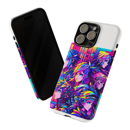 Cap-Free Culture Protective Phone Case with 3D Wrap Design, Durable Silicone Liner, UV Resistant, Ideal Gift for Anime and Comic Fans