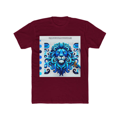 Animal Graphic Blue Unisex T-Shirt - Soft Cotton Casual Wear, Perfect Gift for Men & Women