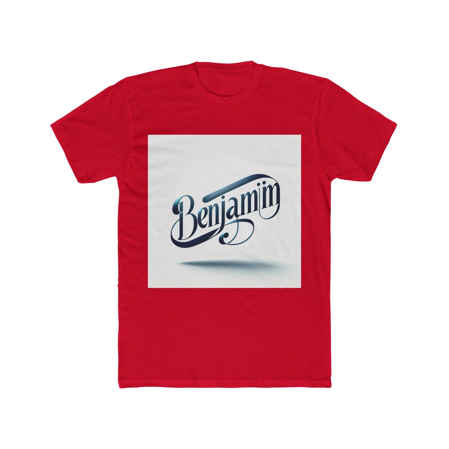 alphabet blue unisex t-shirt – comfortable premium cotton graphic tee for casual wear