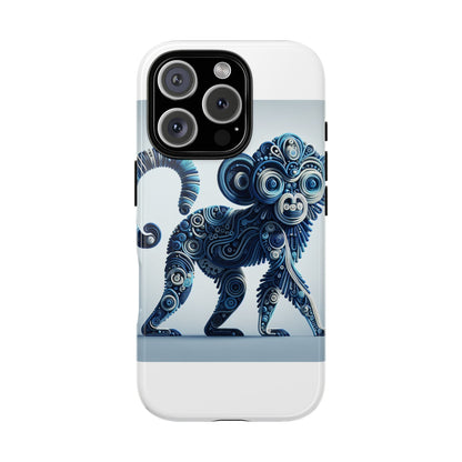Vibrant 3D Wrap Protective Phone Case with Unique Monkey Design – Stylish Accessory for Men and Women Compatible with iPhone 13, 14, 15 & 16 – all models including Pro, Pro Max & Plus