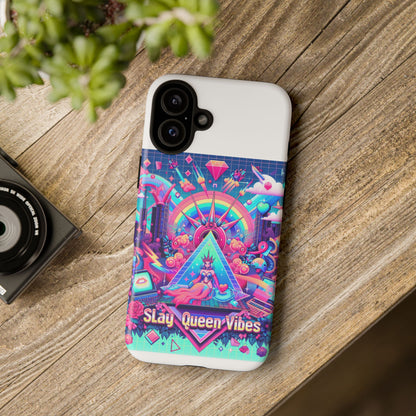 Slay Queen Vibes 3D Wrap Protective Phone Case for Women