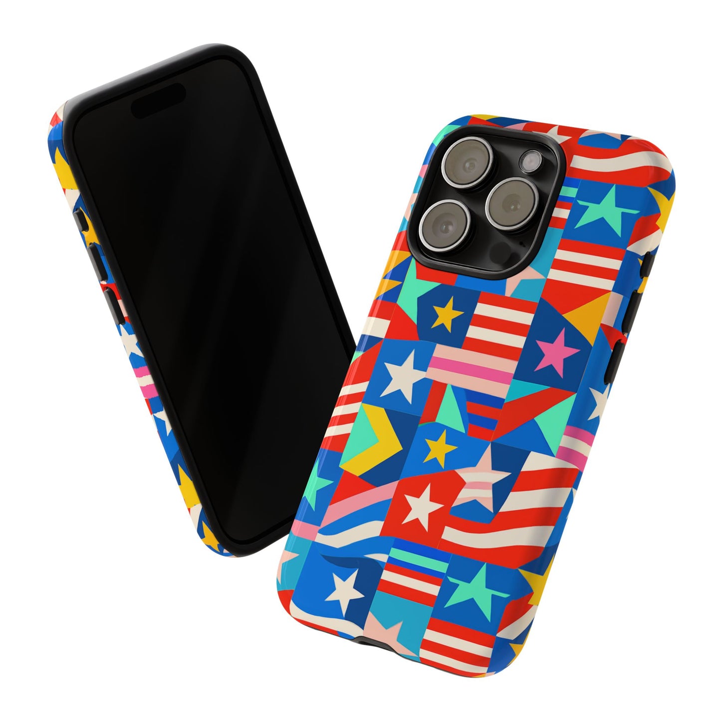vibrant multicolour 3d wrap protective phone case – stylish accessory for unique expression compatible with iphone 13, 14, 15 & 16 – all models including pro, pro max & plus