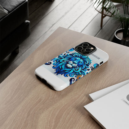 Vibrant 3D Lion Art Phone Case for Stylish Protection and Self-Expression Compatible with iPhone 13, 14, 15 & 16 – all models including Pro, Pro Max & Plus