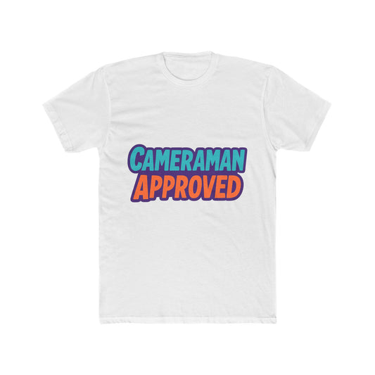 Cameraman Approved Unisex T-Shirt – Funny Meme Graphic Tee for Meme Enthusiasts