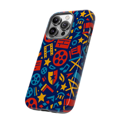 Vibrant 3D Movie Icons Protective Phone Case for Kids and Adults – Stylish Accessory – Compatible with iPhone 13, 14, 15 & 16 – all models including Pro, Pro Max & Plus