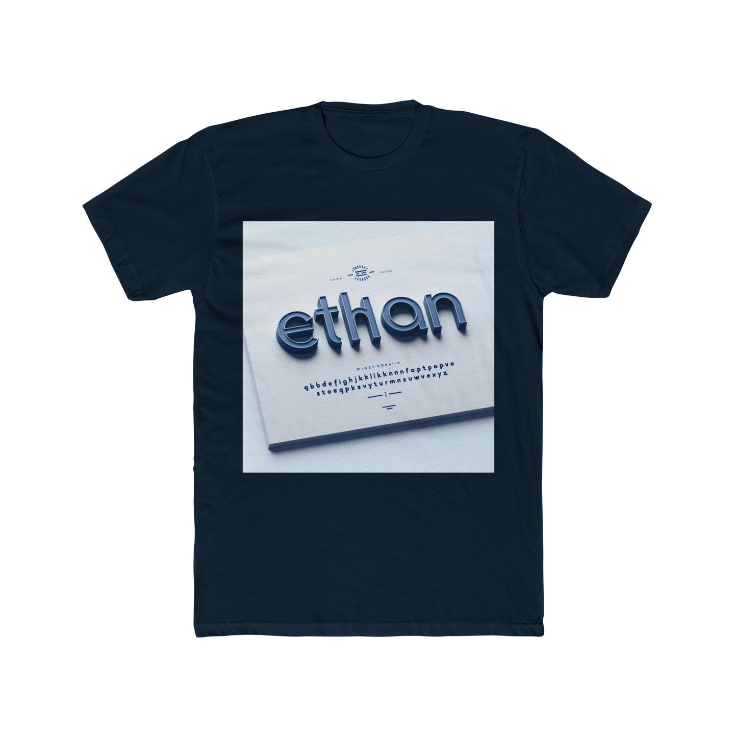 alphabet blue 42 unisex t-shirt - perfect team spirit tee for fans, comfortable casual wear