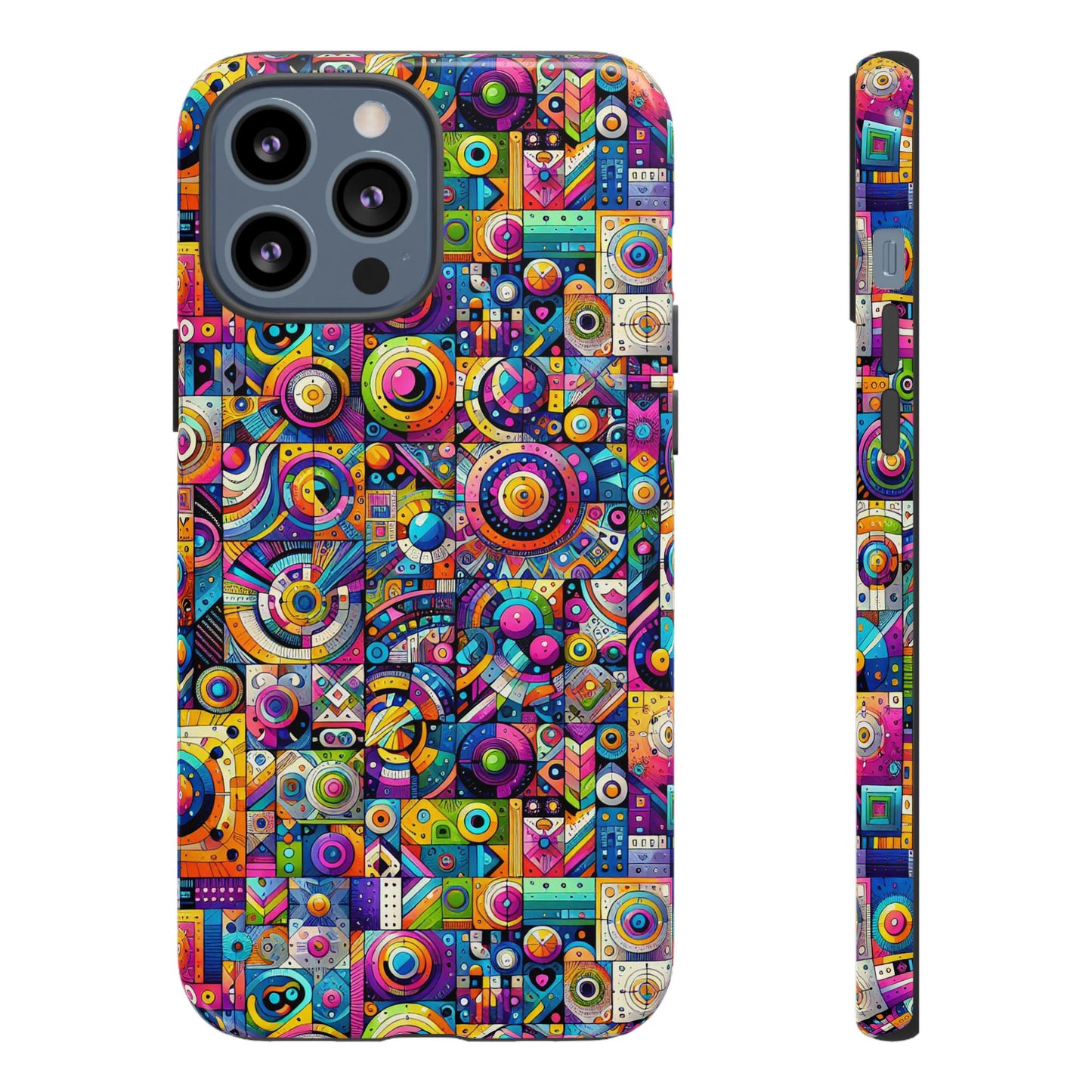 pattern image 3 vibrant shockproof phone case for anime and comic fans - stylish protection and colourful art finish – compatible with iphone 13, 14, 15 & 16 – all models including pro, pro max & plus