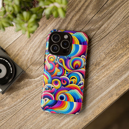 Pattern Image 5 Vibrant Shockproof Phone Case for Anime and Comic Fans - Colourful Abstract Art Style, Durable Protective Cover Compatible with iPhone 13, 14, 15 & 16 – all models including Pro, Pro Max & Plus