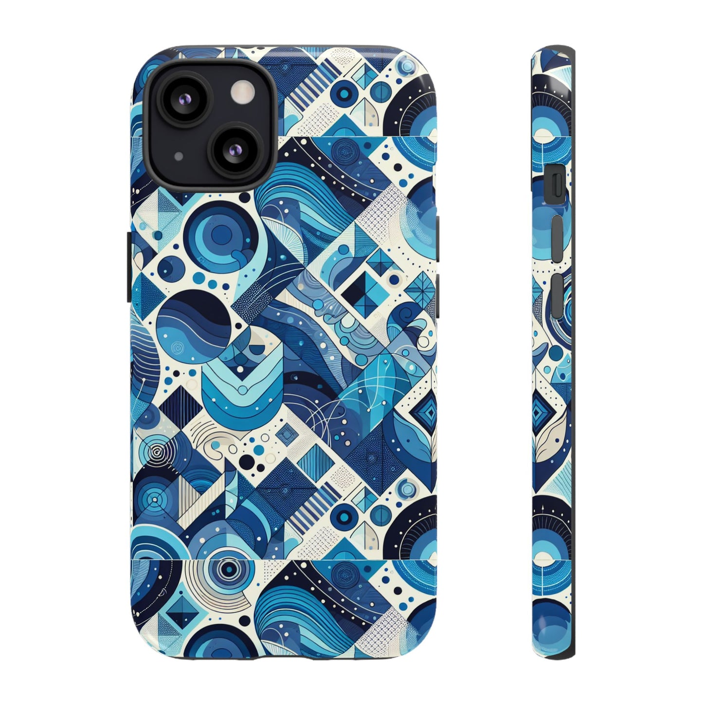 pattern image 2 retro anime comic phone case for men women and teens compatible with iphone 13, 14, 15 & 16 – all models including pro, pro max & plus