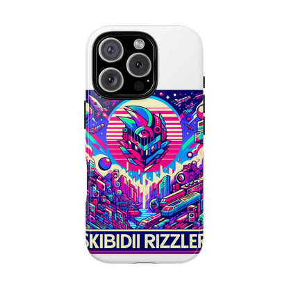 Skibidi Rizzler Protective Phone Case with 3D Wrap Design, Shock Absorbing TPU Silicone, UV Protected, Ideal Gift for Anime and Comic Culture Fans