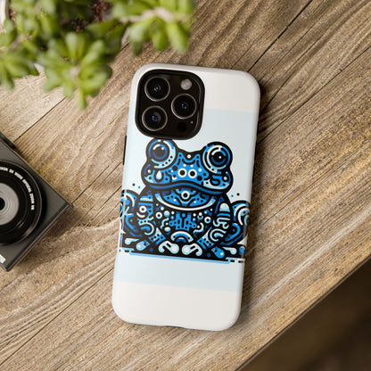 Vibrant 3D Blue Animal Print Protective Phone Case for Bold Individuals – Stylish Protection Compatible with iPhone 13, 14, 15 & 16 – All Models Including Pro, Pro Max & Plus