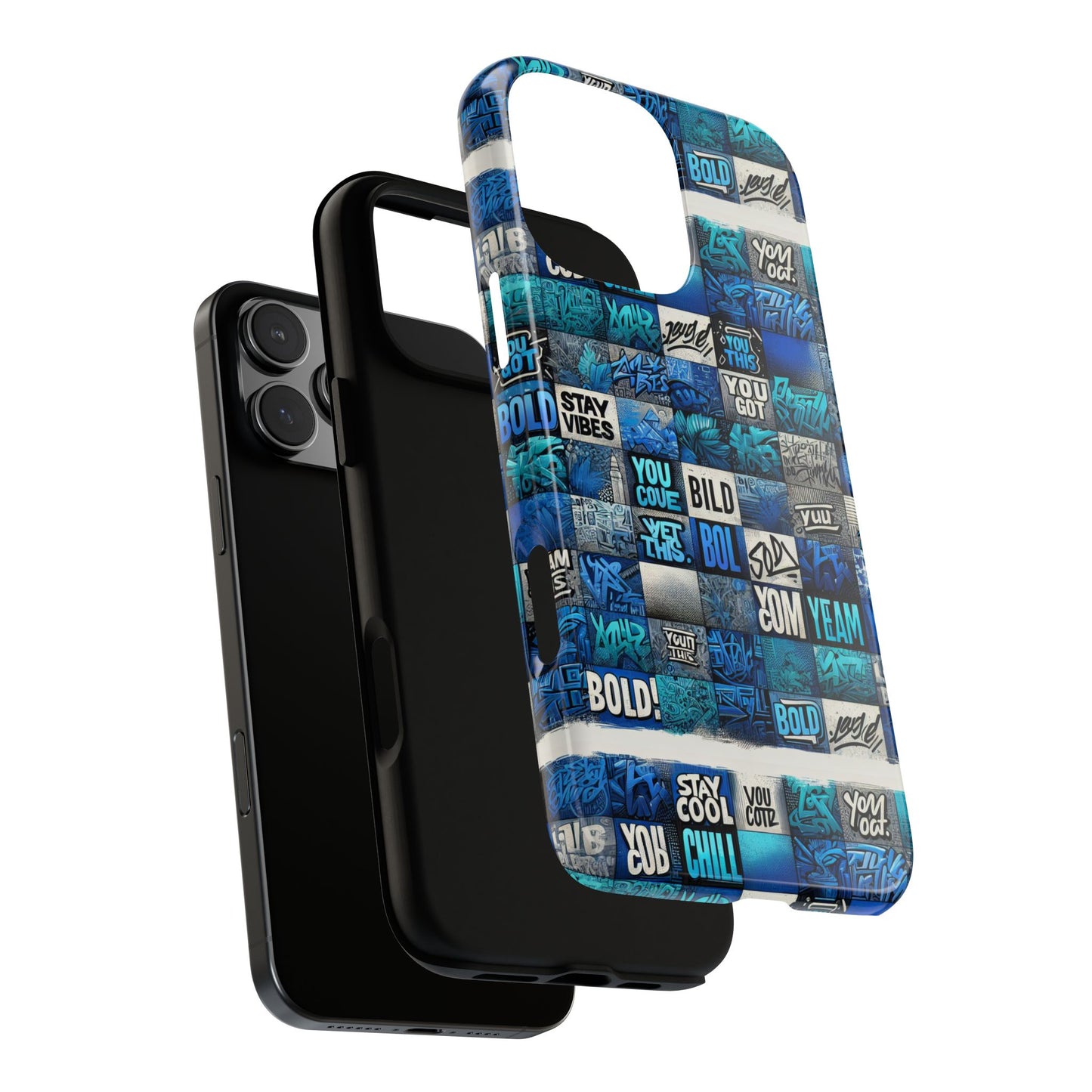 blue pattern image 26 phone case for smartphones with 3d wrap design shockproof tpu cover with vibrant anime and comic-inspired artwork