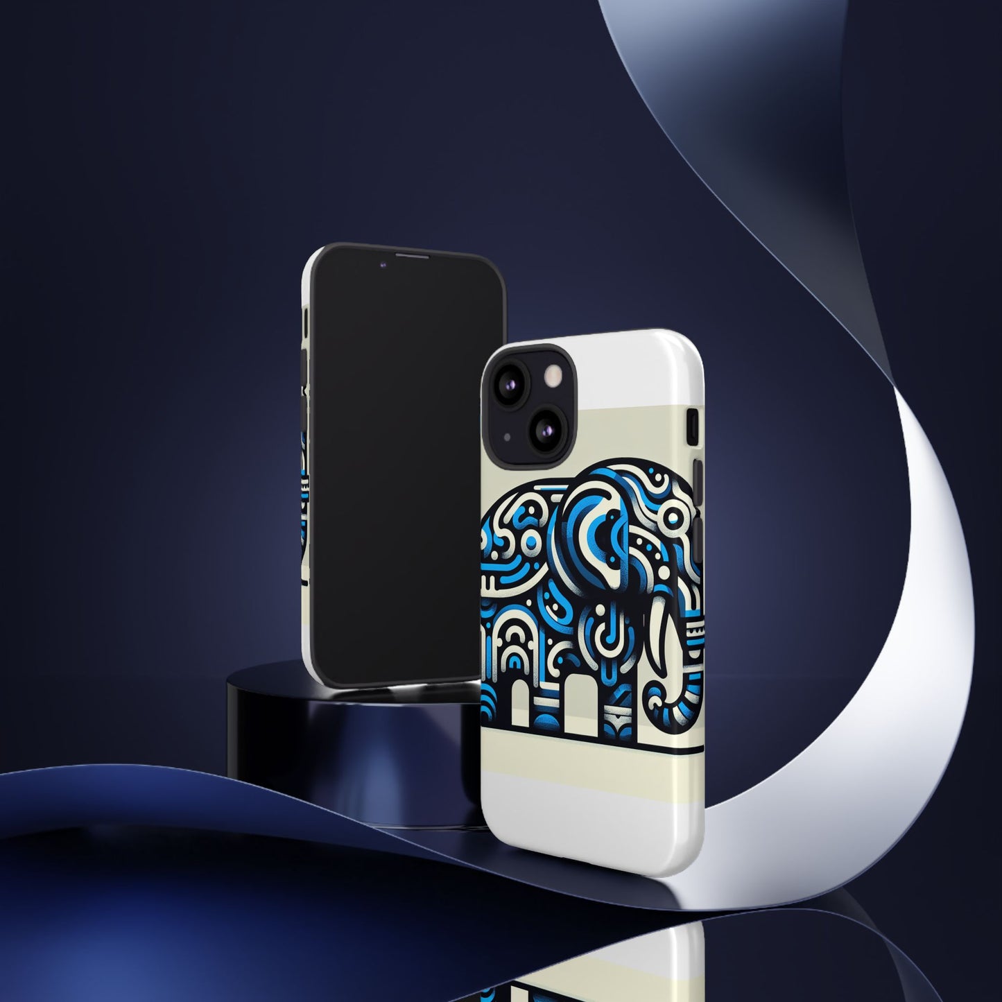 vibrant 3d elephant design protective phone case for stylish protection compatible with iphone 13, 14, 15 & 16 – all models including pro, pro max & plus