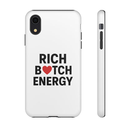 Rich Bitch Energy Phone Case - Tough, Stylish Protection for Confident Individuals