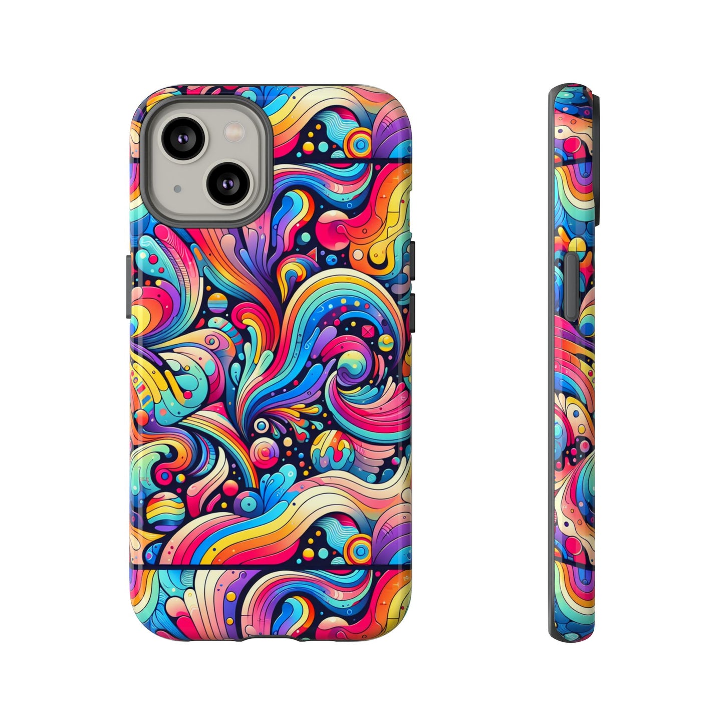pink pattern image 2 smartphone case with 3d wrap design for stylish protection