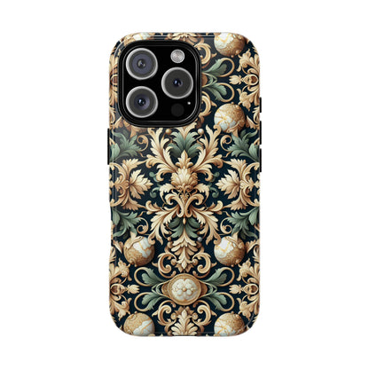 Copy of Pattern Image 7 Shockproof Phone Case for Kids and Teens with Baroque Design for Stylish Protection Compatible with iPhone 13, 14, 15 & 16 – all models including Pro, Pro Max & Plus