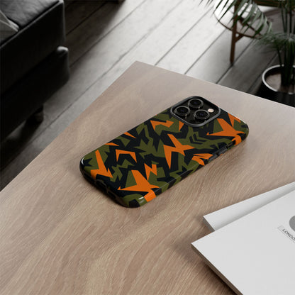 Military Camouflage 3D Wrap Protective Phone Case for Bold Expression and Unique Style Compatible with iPhone 13, 14, 15 & 16 – All Models Including Pro, Pro Max & Plus