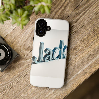 Vibrant 3D Text Protective Phone Case in Blue for Unique Self-Expression – Stylish Protection Compatible with iPhone 13, 14, 15 & 16 – all models including Pro, Pro Max & Plus