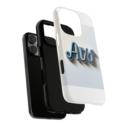 Vibrant 3D Wrap Protective Phone Case in Retro Blue Design – Trendy Accessory for Fashion-Forward Users Compatible with iPhone 13, 14, 15 & 16 – all models including Pro, Pro Max & Plus